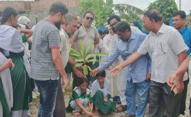 বন্দর প্রেসক্লাবের উদ্যোগে বৃক্ষ রোপন