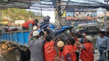 নারায়ণগঞ্জে সড়ক দখলমুক্ত রাখতে অভিযান 