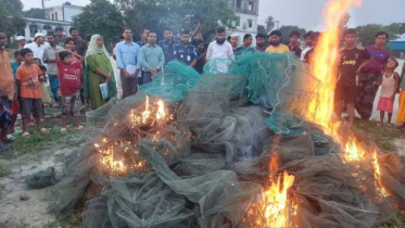 সোনারগাঁয়ের ৫০ হাজার মিটার কারেন্ট জাল জব্দ