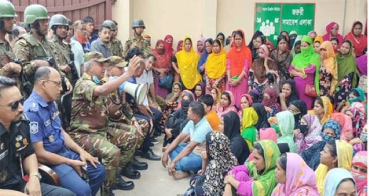 শিল্পাঞ্চলে কর্মপরিবেশ নিশ্চিতে সেনাবাহিনীর ইন্ডাস্ট্রিয়াল সিকিউরিটি টাস্কফোর্স কার্যক্রম